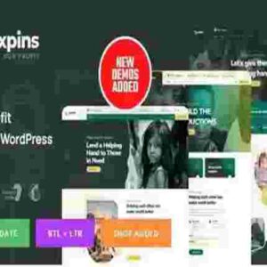 Oxpins Theme GPL Non Profit Charity WordPress Theme