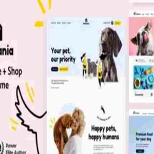 PetMania Pet Shop and Care Theme GPL