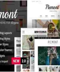 Piemont Theme GPL Premium Travel & Lifestyle Responsive WordPress Blog Theme
