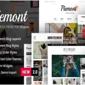 Piemont Theme GPL Premium Travel & Lifestyle Responsive WordPress Blog Theme