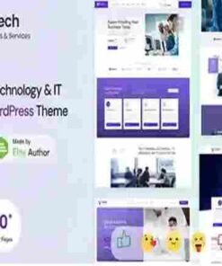 Vintech Theme GPL Technology & IT Solutions WordPress Theme