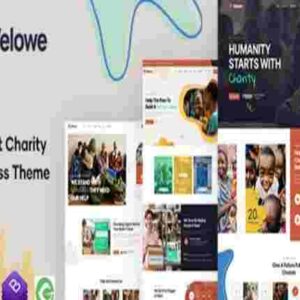 Welowe Theme GPL Nonprofit Charity WordPress Theme