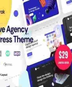 Abstrak Theme GPL Creative Agency WordPress Theme