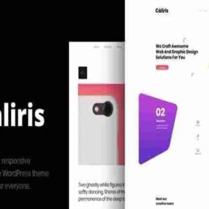 Caliris Theme GPL Responsive One-Page WordPress Theme
