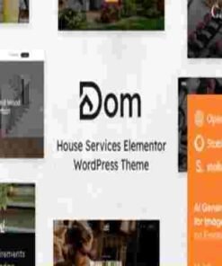 Dom Theme GPL House Services Elementor WordPress Theme