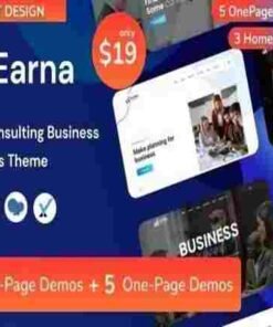 Earna Theme GPL Consulting Business WordPress Theme