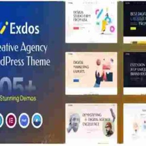Exdos Theme GPL Digital Agency WordPress Theme