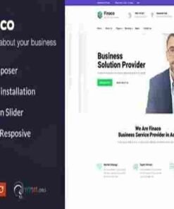 Finaco Theme GPL Consulting & Business WordPress Theme