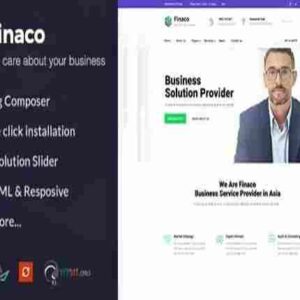 Finaco Theme GPL Consulting & Business WordPress Theme
