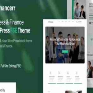 Financerr Theme GPL Business & Finance FSE WordPress Theme