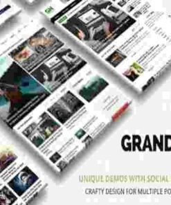 Grand News Theme GPL Magazine Newspaper WordPress