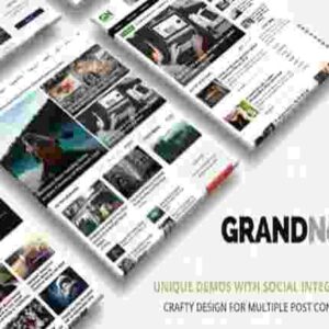 Grand News Theme GPL Magazine Newspaper WordPress