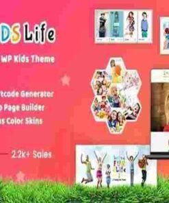 Kids Life Theme GPL Children School WordPress Theme