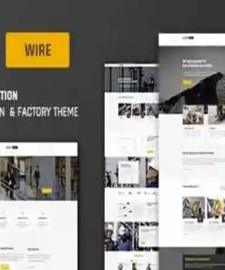Lightwire Theme GPL Construction And Industry Theme