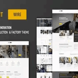 Lightwire Theme GPL Construction And Industry Theme