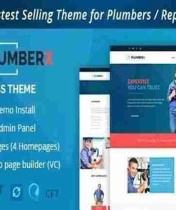 Plumber Theme GPL Construction and Repairing WordPress Theme