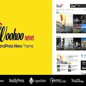 Woohoo Theme GPL Creative Blog & News WordPress Theme