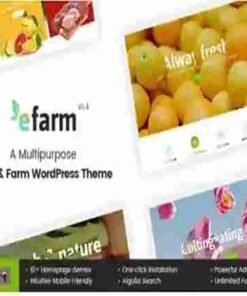 eFarm Theme GPL A Multipurpose Food & Farm WordPress Theme