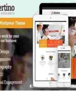 Albertino Theme GPL Science Laboratory Research & Technology WordPress Theme