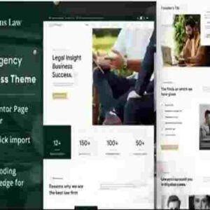 Athens Theme GPL Law Agency WordPress Theme