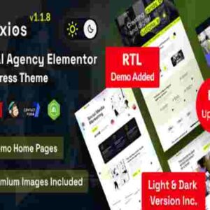 Axios Theme GPL Digital Agency WordPress Theme