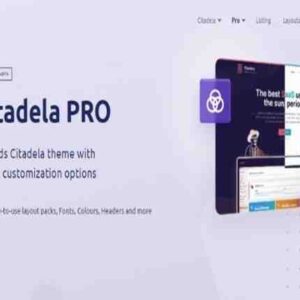 Citadela Pro GPL Extends Citadela theme with layout customization options