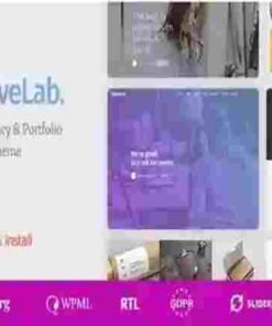 Creative Lab Theme GPL Studio Portfolio & Design Agency WordPress Theme