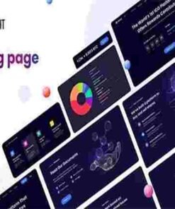 Cryptlight Theme GPL ICO Landing Page WordPress Theme