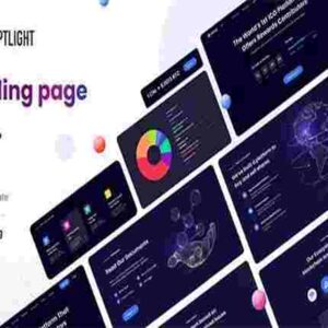 Cryptlight Theme GPL ICO Landing Page WordPress Theme
