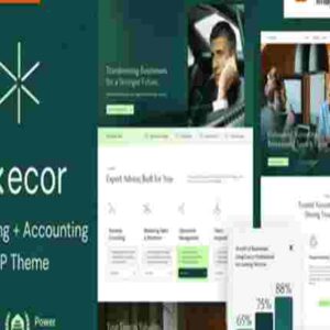 Execor Theme GPL Accounting and Management Consulting WordPress Theme