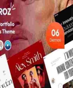 Geroz Theme GPL Creative Portfolio & Digital Agency WordPress Theme