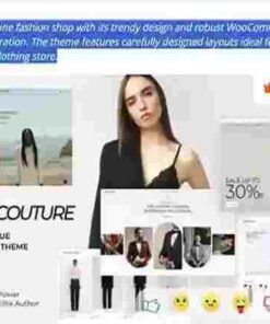 Innové Couture Theme GPL Clothing Ecommerce WordPress Theme