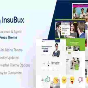 Insubux Theme GPL Insurance Company WordPress Theme