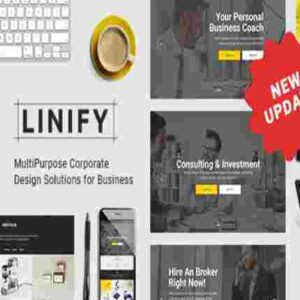 Linify Theme GPL Multipurpose Corporate WordPress Theme