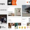Minnaro Theme GPL Interior Design and Architecture WordPress Theme