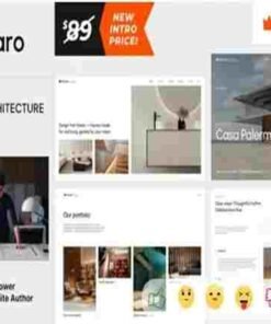 Minnaro Theme GPL Interior Design and Architecture WordPress Theme
