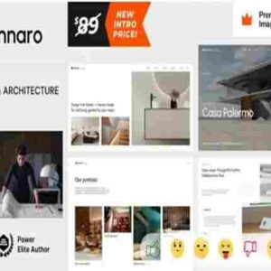 Minnaro Theme GPL Interior Design and Architecture WordPress Theme