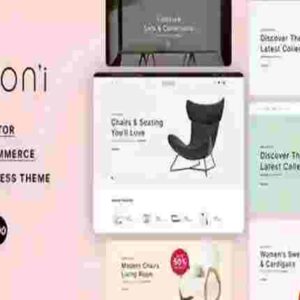 Nooni Theme GPL Furniture & Fashion WooCommerce Theme