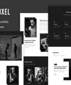 Phoxel Theme GPL Photography Portfolio WordPress Theme