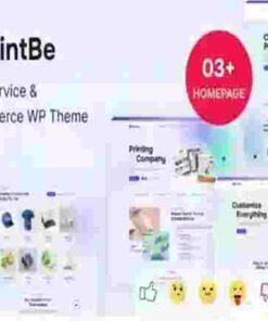 PrintBe Theme GPL Printing Service & WooCommerce WP Theme