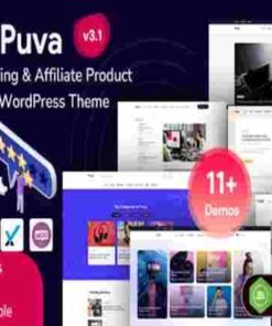 Puva Theme GPL Online Blogging & Affiliate Product Reviews WordPress Theme