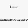Restrict Content Pro Per Level Emails GPL