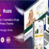 Ruza Theme GPL Beauty Cosmetics Shop WordPress Theme