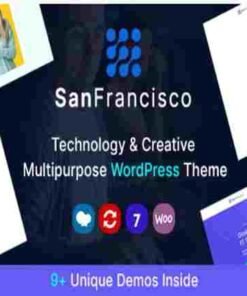 San Francisco Theme GPL IT Technology and Creative WordPress Theme