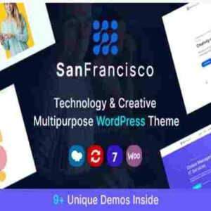 San Francisco Theme GPL IT Technology and Creative WordPress Theme