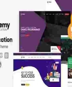 Talemy Theme GPL LMS Education WordPress Theme