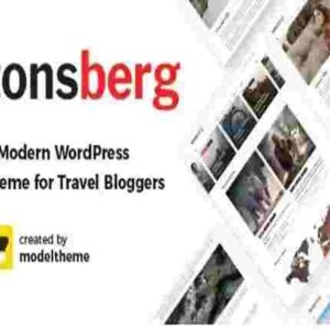 Tonsberg Theme GPL A Modern WordPress Theme for Travel Bloggers