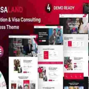 Visaland Theme GPL Immigration and Visa Consulting WordPress Theme
