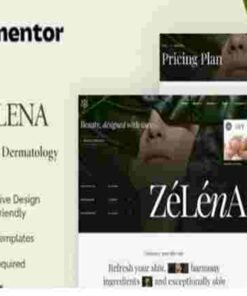 Zelena Beauty Clinic & Dermatology Kit GPL Elementor Template Kit