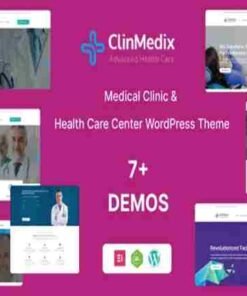 Clinmedix Theme GPL Health And Medical WordPress Theme